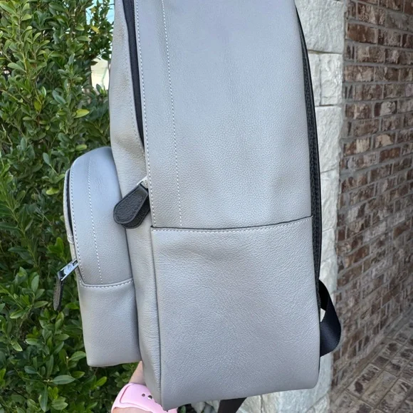 ❌SOLD ❌NWOT Men’s Coach Gray and Blue Backpack - Picture 3 of 15